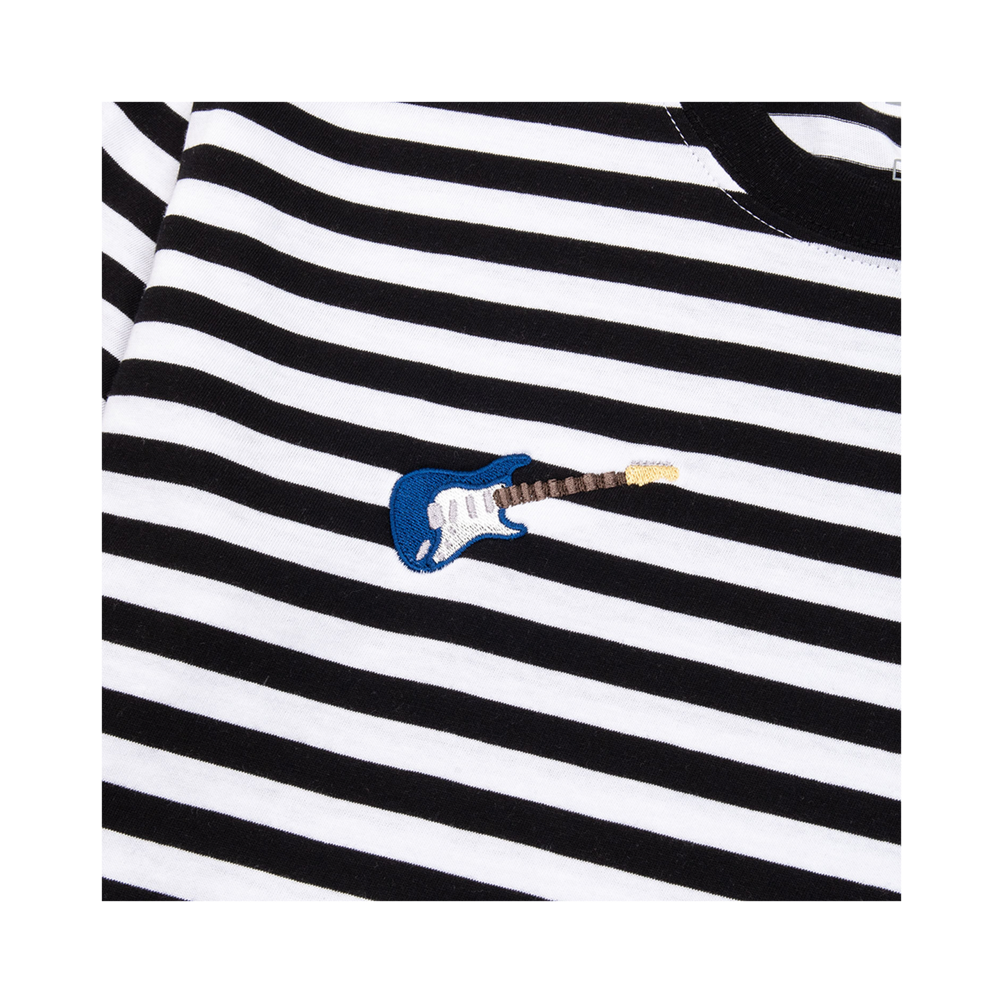 Cory Wong Black and White Striped T-Shirt