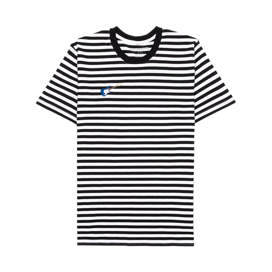 Cory Wong Black and White Striped T-Shirt